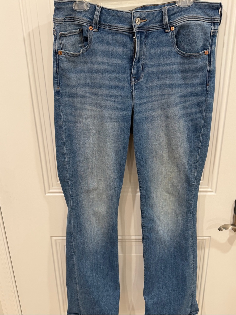 Classic Women's Light Blue Denim Jeans American Eagle